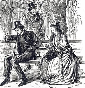 A Couple Practising Palmistry