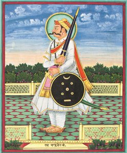 A portrait of Rav Chandra Sen
