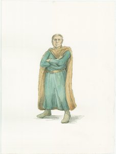 A Reconstruction Illustration Showing Duke William of Normandy circa 1066 by Unbekannter Künstler