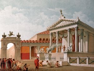 A Temple in Pompeii