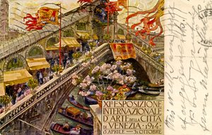 Advertisement for 11th International Art Exhibition