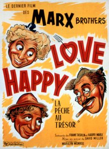 Poster of the film Treasure Hunt, Love Happy by David Miller with the Marx Brothers 1949