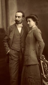 Alfredo Trombetta and his wife