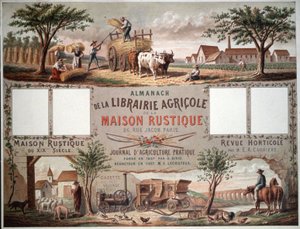Almanac Illustrating Traditional and Modern Methods of Farming, c.1870-80