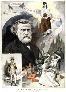 Ambroise Thomas and the 1000th performance of Mignon