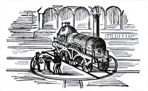 An Engine Turntable