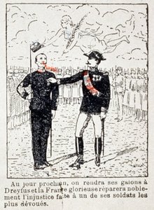 Army Giving Stripes to Captain Dreyfus