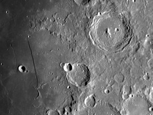 Arzachel and Rupus Recta Craters