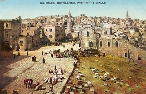 Bethlehem, early 1900s (postcard)