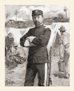 Brigadier General Frederick Funston of the 20th Kansas Volunteers just after his promotion for bravery Frederick N. Funston by Unbekannt