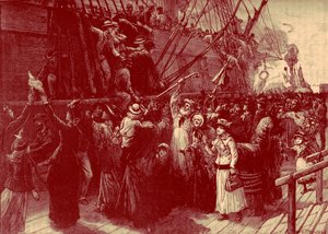 British Emigrant Ship to Colonies