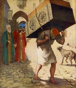 Burden carrier, Jerusalem by Unbekannter Künstler