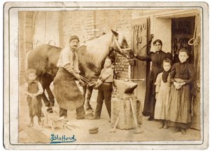 The Workshop of the Farrier by Alec Hunter