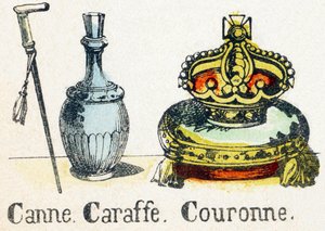 C - Cane Carafe Crown - Alphabet - Children