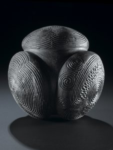 Carved Ball from Glass Hill, Towie, Aberdeenshire, Neolithic, c.3000 BC