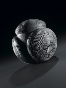 Carved ball from Glass Hill, Towie, Aberdeenshire, Neolithic, c.3000 BC