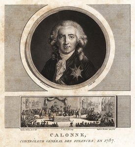 Charles Alexandre de Calonne, Controller General of Finances