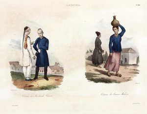 Chinese Merchants and Malay Woman, Ambon