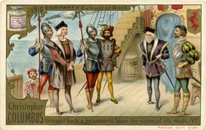 Christopher Columbus is arrested by Unbekannter Künstler