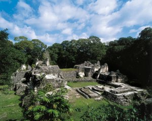 Pre-Columbian Civilization: View of the Maya Site of Uaxactun (Group A)