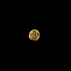 Coin from Ancient Israel (under Persian occupation), Yehud province, depicting Silver lily