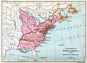 Colonies of North America in 1776