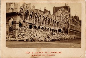 Commune of Paris (1871) Seen from the Destroyed Ministry of Finance by Unbekannt