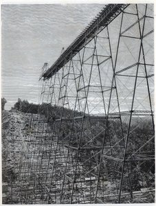 Constructing the Kinzua Viaduct by Unbekannt