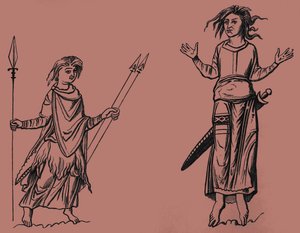 Costumes of the Franks, 4th - 8th Century by Unbekannter Künstler