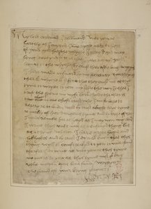 Letter from Henry VIII to Thomas Wolsey, June 1518