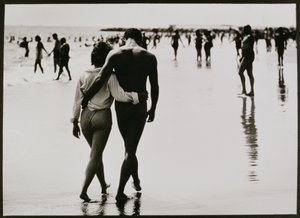 Couple Walking in the Water at Coney Island, New York City, Untitled 46, c.1953-64