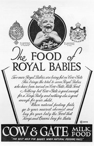Cow & Gate Milk Food, the Food of Royal Babies