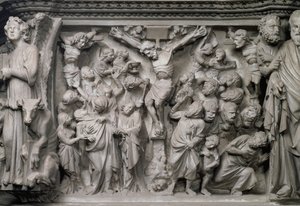 Crucifixion scene (detail) by Unbekannter Künstler