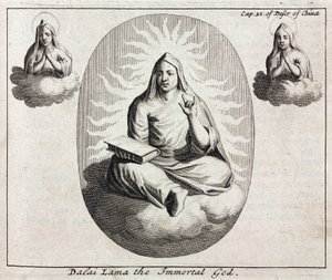 Dalai Lama the Immortal God, c 1700 by Unbekannt