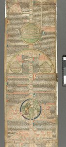 Detail of a roundel from Peter of Poitiers, Compendium historiae in genealogia Christi by Unbekannter Künstler