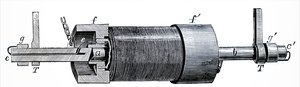 Diagram Depicting an Electromagnet by Unbekannt