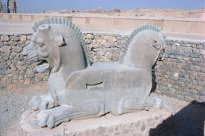 Double Dragon from a Capital, Achaemenian Period, 5th Century BC