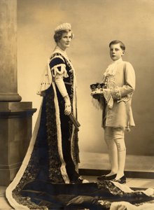 Duchess Evelyn and Michael Baillie at the Coronation of George VI