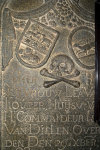 Dutch gravestone in St. Francis Church by Unbekannt