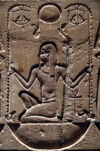 Egypt, Medamud, Montu Temple Door (detail) by Unbekannter Künstler