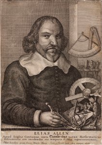 Elias Allen, Mathematician and Instrument Maker, c 1630 by Unbekannt