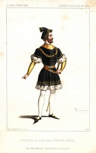 English baritone Paul-Bernard Barroilhet as the King in L