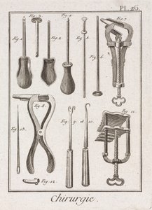 Equipment, Early-Modern Surgical clamps and other instruments by Unbekannt