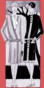 Fashion: dresses in spring 1928