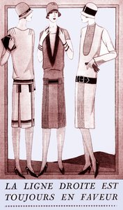 Fashion: dresses in spring 1928
