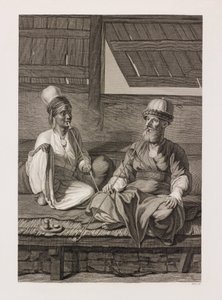 Figures of Abyssinia and Constantinople by Unbekannt