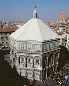 Florence Baptistery Exterior View