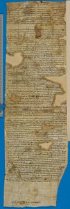 Fragment of a Letter of Recommendation for Reuben ben Isaac, verso by Unbekannter Künstler