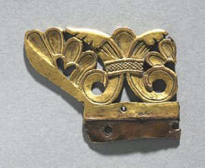 Fragment of an Ornamental Crest from a Reliquary Shrine, c.1165-1180 by Unbekannt
