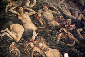 Cathedrale Sainte-Cecile, Fresco of the Last Judgement, Detail